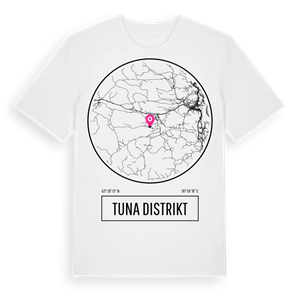 Tuna distrikt t-shirt – ekologisk bomull t-shirt från Pinshirt