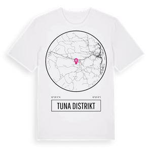 Tuna distrikt t-shirt – ekologisk bomull t-shirt från Pinshirt