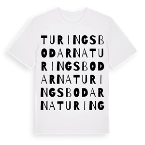 Turingsbodarna ordlek t-shirt – ekologisk bomull t-shirt från Pinshirt