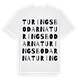 Turingsbodarna ordlek t-shirt
