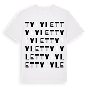 Tvivlet ordlek t-shirt – ekologisk bomull t-shirt från Pinshirt