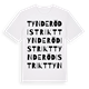 Tynderö distrikt ordlek t-shirt