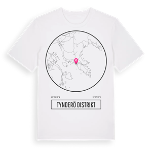 Tynderö distrikt t-shirt – ekologisk bomull t-shirt från Pinshirt