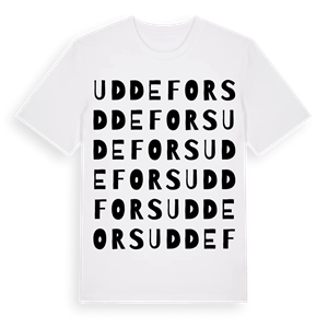 Uddefors ordlek t-shirt – ekologisk bomull t-shirt från Pinshirt