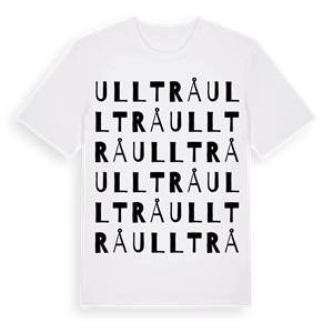 Ulltrå ordlek t-shirt – ekologisk bomull t-shirt från Pinshirt