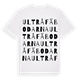 Ultråfäbodarna ordlek t-shirt