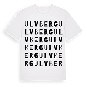 Ulvberg ordlek t-shirt – ekologisk bomull t-shirt från Pinshirt