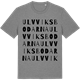 Mid Heather Gray t-shirt med Ulvviksbodarna ordlek t-shirt