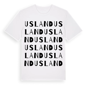 Usland ordlek t-shirt – ekologisk bomull t-shirt från Pinshirt