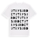 Utbysundet ordlek t-shirt