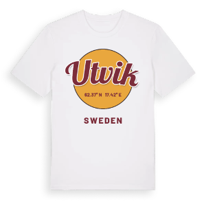 Utvik cirkel t-shirt – ekologisk bomull t-shirt från Pinshirt