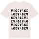 Vintage White t-shirt med Våge ordlek t-shirt