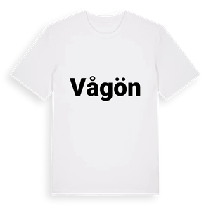 Vågön fetstil t-shirt – ekologisk bomull t-shirt från Pinshirt
