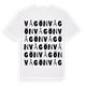 White t-shirt med Vågön ordlek t-shirt