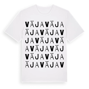 Väja ordlek t-shirt – ekologisk bomull t-shirt från Pinshirt