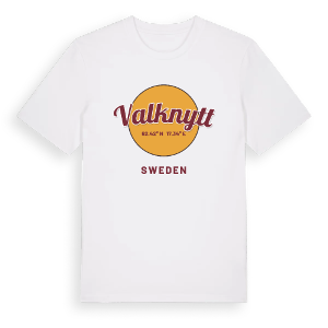 Valknytt cirkel t-shirt – ekologisk bomull t-shirt från Pinshirt