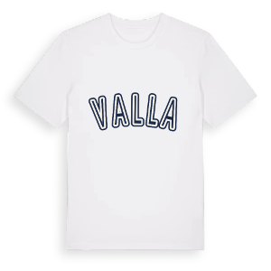 Valla college t-shirt – ekologisk bomull t-shirt från Pinshirt