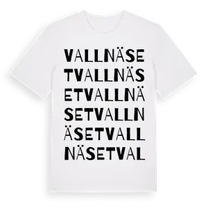 Vallnäset ordlek t-shirt – ekologisk bomull t-shirt från Pinshirt