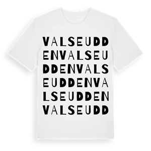 Valseudden ordlek t-shirt – ekologisk bomull t-shirt från Pinshirt