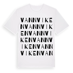 Vannviken ordlek t-shirt – ekologisk bomull t-shirt från Pinshirt