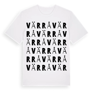 Värrå ordlek t-shirt – ekologisk bomull t-shirt från Pinshirt