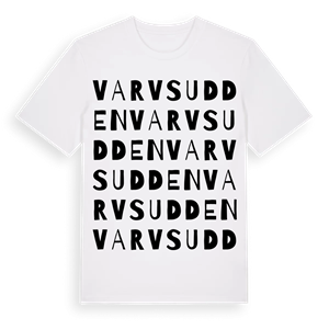 Varvsudden ordlek t-shirt – ekologisk bomull t-shirt från Pinshirt