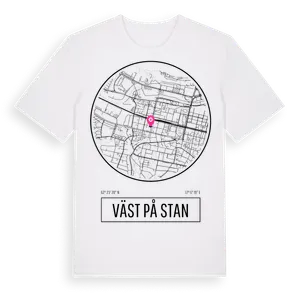 Väst På Stan t-shirt – ekologisk bomull t-shirt från Pinshirt