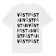 Väst på stan ordlek t-shirt