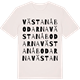 Vintage White t-shirt med Västanåbodarna ordlek t-shirt