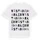 Västanåmarken ordlek t-shirt