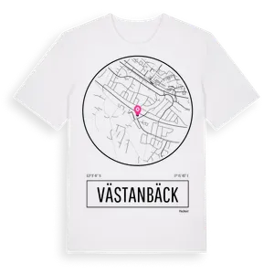 Västanbäck t-shirt – ekologisk bomull t-shirt från Pinshirt