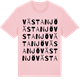 Pink Cotton t-shirt med Västanjö ordlek t-shirt