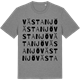 Mid Heather Gray t-shirt med Västanjö ordlek t-shirt