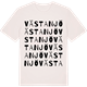 Vintage White t-shirt med Västanjö ordlek t-shirt