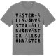 Mid Heather Gray t-shirt med Väster- Ållsjön ordlek t-shirt