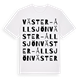 Väster- Ållsjön ordlek t-shirt