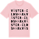 Pink Cotton t-shirt med Väster-Eldsmark ordlek t-shirt
