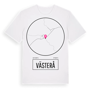 Västerå t-shirt – ekologisk bomull t-shirt från Pinshirt
