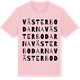 Pink Cotton t-shirt med Västerbodarna ordlek t-shirt