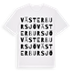 Västerbursjö ordlek t-shirt