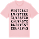 Pink Cotton t-shirt med Västerkäl ordlek t-shirt