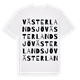 Västerlandsjö ordlek t-shirt