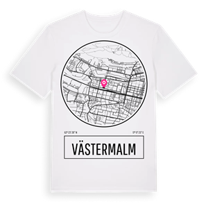 Västermalm t-shirt – ekologisk bomull t-shirt från Pinshirt