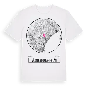 Västernorrlands Län t-shirt – ekologisk bomull t-shirt från Pinshirt