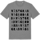 Mid Heather Gray t-shirt med Västgranvågbodarna ordlek t-shirt