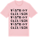 Pink Cotton t-shirt med Västra Myckelåsen ordlek t-shirt