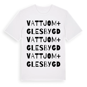 Vattjom + glesbygd ordlek t-shirt – ekologisk bomull t-shirt från Pinshirt