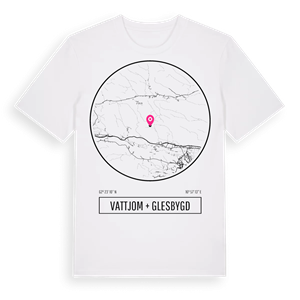 Vattjom + glesbygd t-shirt – ekologisk bomull t-shirt från Pinshirt