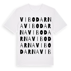 Vibodarna ordlek t-shirt – ekologisk bomull t-shirt från Pinshirt