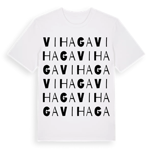 Vihaga ordlek t-shirt – ekologisk bomull t-shirt från Pinshirt